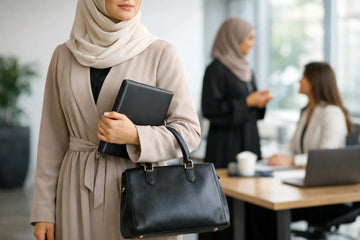10 Modest Workwear Abaya Examples for the Office
