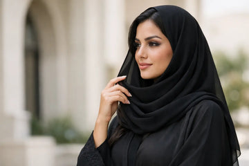 Matching Sheila With Abaya Beautifully