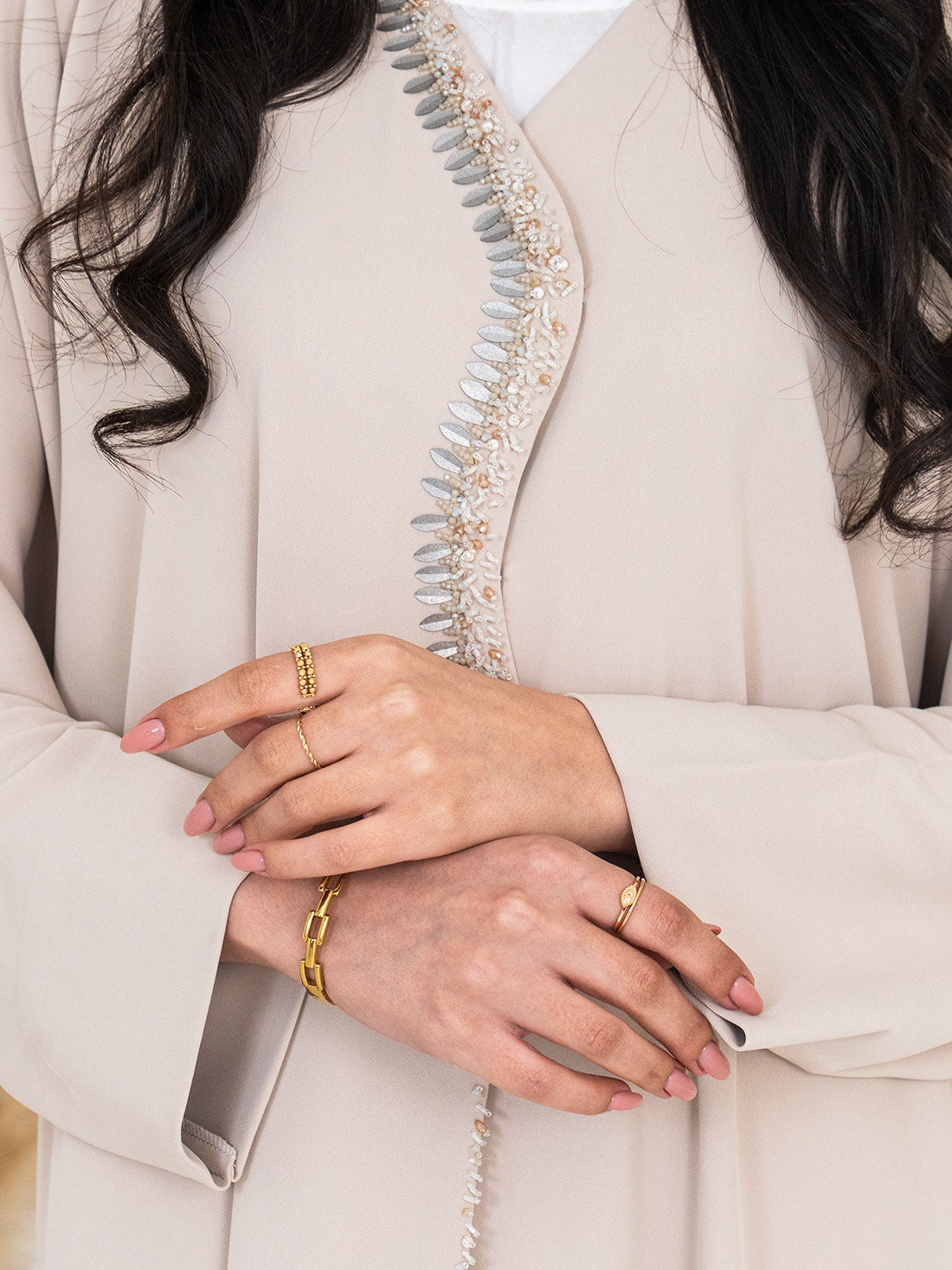 Pearl Dune Abaya