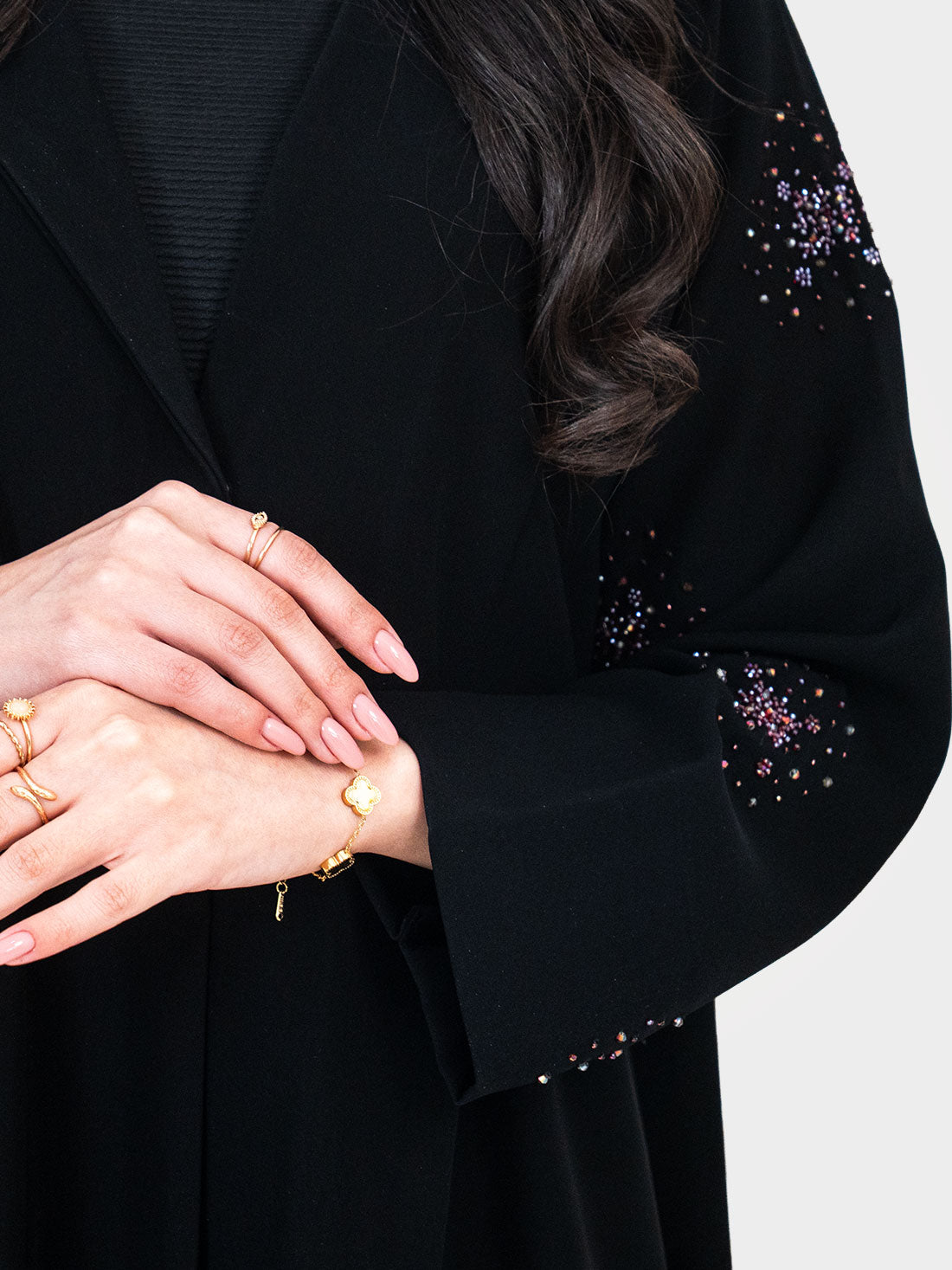 Noir Constellation Abaya